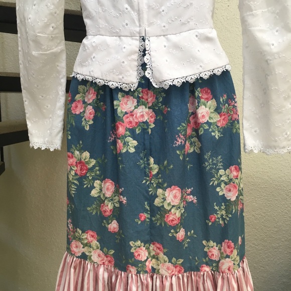 Princess Kaiulani Vintage Prairie Dress 1970s 70s - Picture 8 of 16